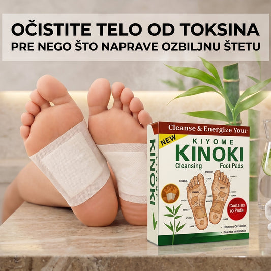 Kinoki Detox Flasteri – Izvuci Toksine Iz Tela Dok Spavaš! 20+10 KOMADA GRATIS